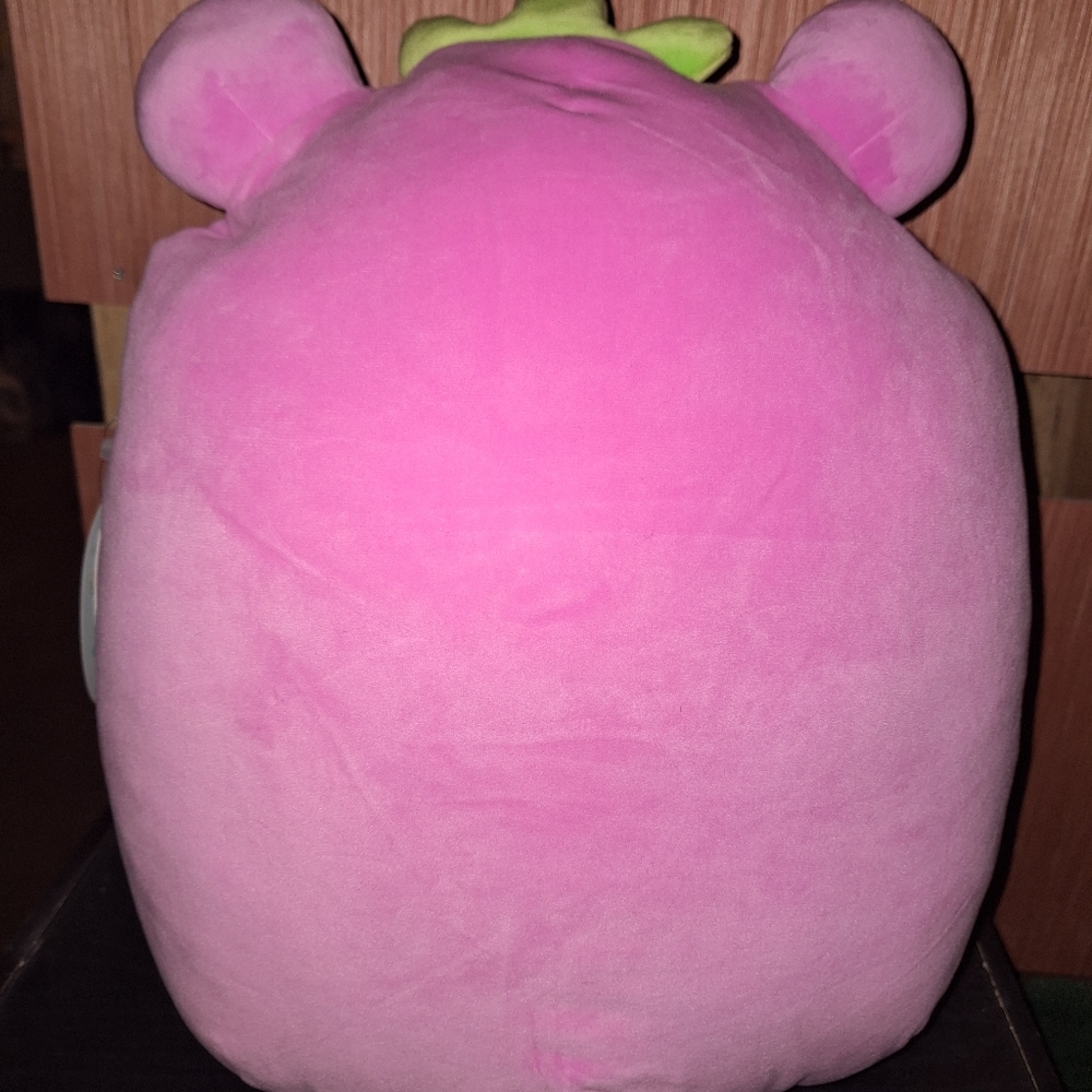 Adabelle the Pink Strawberry Frog Squishmallow 14” NWT - Picture 2 of 7
